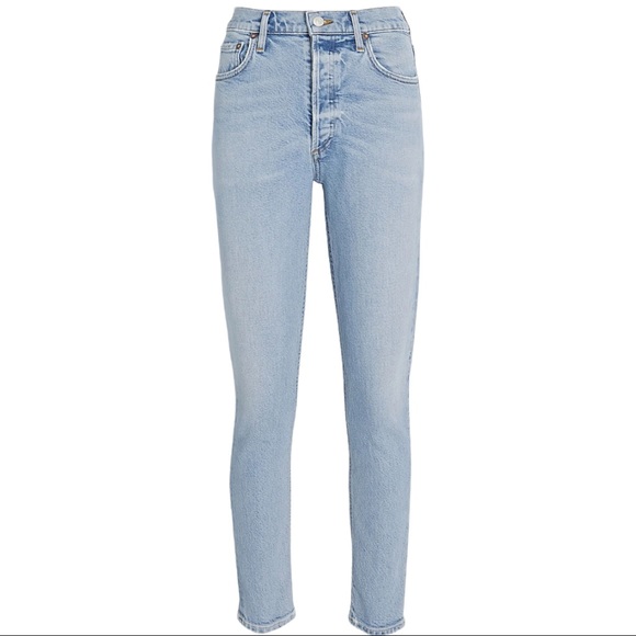 AGOLDE Nico High Rise Slim Fit Skinny Jeans in Cliffside (31) - Picture 5 of 15